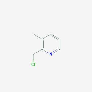 molecular formula C7H8ClN B1590430 2-(Chloromethyl)-3-methylpyridine CAS No. 4377-43-9