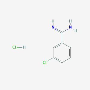 molecular formula C7H8Cl2N2 B1590436 3-Chlorobenzamidine hydrochloride CAS No. 24095-60-1