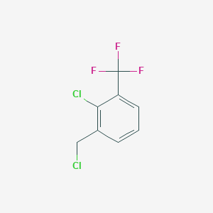 molecular formula C8H5Cl2F3 B1590446 2-Chloro-1-(chloromethyl)-3-(trifluoromethyl)benzene CAS No. 22902-94-9