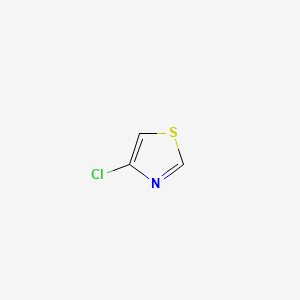 molecular formula C3H2ClNS B1590448 4-Chlorothiazole CAS No. 4175-72-8