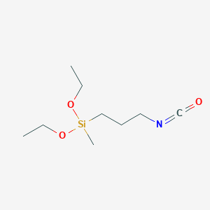 molecular formula C9H19NO3Si B1590454 二乙氧基(3-异氰酸根丙基)甲基硅烷 CAS No. 33491-28-0