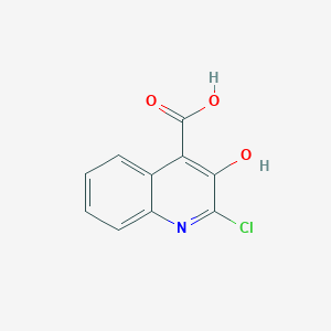 molecular formula C10H6ClNO3 B1590467 2-Chloro-3-hydroxyquinoline-4-carboxylic acid CAS No. 847547-91-5