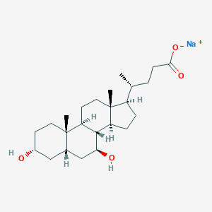 molecular formula C24H39NaO4 B159047 Ursodeoxycholate sodium CAS No. 2898-95-5