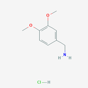 molecular formula C9H14ClNO2 B1590471 3,4-Dimethoxybenzylamine hydrochloride CAS No. 6967-51-7