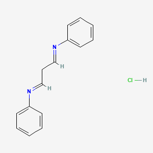 molecular formula C15H15ClN2 B1590472 Malonaldehyde bis(phenylimine) monohydrochloride CAS No. 123071-42-1