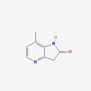 molecular formula C8H8N2O B1590473 7-Methyl-1H-pyrrolo[3,2-b]pyridin-2(3H)-one CAS No. 56057-25-1