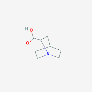 molecular formula C8H13NO2 B1590474 QUINUCLIDINE-2-CARBOXYLIC ACID CAS No. 52601-24-8