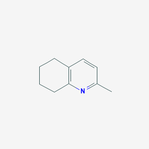 molecular formula C10H13N B1590476 2-Methyl-5,6,7,8-tetrahydroquinoline CAS No. 2617-98-3