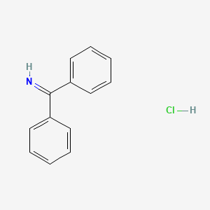 molecular formula C13H12ClN B1590477 Diphenylmethanimine hydrochloride CAS No. 5319-67-5