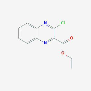 molecular formula C11H9ClN2O2 B1590480 Ethyl 3-Chloroquinoxaline-2-carboxylate CAS No. 49679-45-0