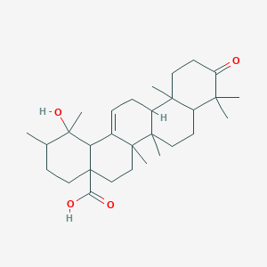 molecular formula C30H46O4 B1590484 3-Oxopomolic acid CAS No. 13849-90-6