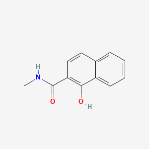 molecular formula C12H11NO2 B1590487 2-Naphthalenecarboxamide, 1-hydroxy-N-methyl- CAS No. 62353-81-5