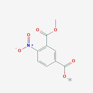 molecular formula C9H7NO6 B1590489 3-(甲氧基羰基)-4-硝基苯甲酸 CAS No. 64152-09-6