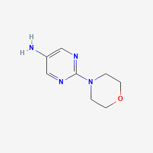 molecular formula C8H12N4O B1590492 2-(吗啉-4-基)嘧啶-5-胺 CAS No. 65735-68-4