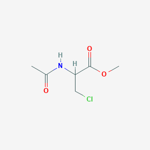 molecular formula C₆H₁₀ClNO₃ B015905 甲基2-乙酰氨基-3-氯丙酸酯 CAS No. 87333-22-0