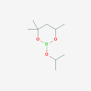 molecular formula C9H19BO3 B1590502 2-Isopropoxy-4,4,6-trimethyl-1,3,2-dioxaborinane CAS No. 61676-61-7