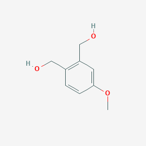 molecular formula C9H12O3 B1590509 4-Methoxy-1,2-benzenedimethanol CAS No. 36132-95-3