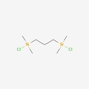 molecular formula C7H18Cl2Si2 B1590511 1,3-Bis(chlorodimethylsilyl)propane CAS No. 2295-06-9