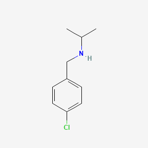 molecular formula C10H14ClN B1590516 (4-Chlorobenzyl)isopropylamine CAS No. 40066-21-5