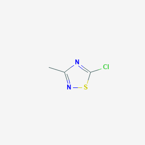 molecular formula C3H3ClN2S B1590517 5-Chloro-3-methyl-1,2,4-thiadiazole CAS No. 21734-85-0