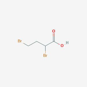 molecular formula C4H6Br2O2 B1590518 2,4-Dibromobutanoic acid CAS No. 63164-16-9