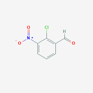 molecular formula C7H4ClNO3 B1590521 2-Chloro-3-nitrobenzaldehyde CAS No. 58755-57-0
