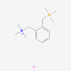 molecular formula C14H26INSi B1590529 Trimethyl[2-[(trimethylsilyl)methyl]benzyl]ammonium Iodide CAS No. 83781-47-9