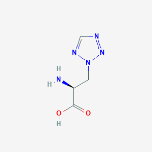 molecular formula C4H7N5O2 B1590530 3-(2-四唑基)-L-丙氨酸 CAS No. 405150-16-5