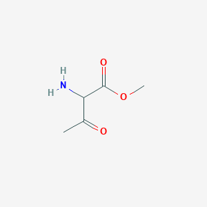 molecular formula C5H9NO3 B1590531 2-氨基-3-氧代丁酸甲酯 CAS No. 68277-01-0
