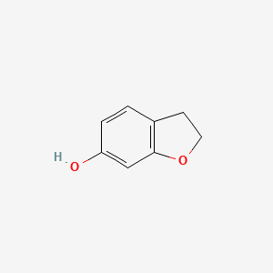 molecular formula C8H8O2 B1590540 2,3-二氢苯并呋喃-6-醇 CAS No. 23681-89-2