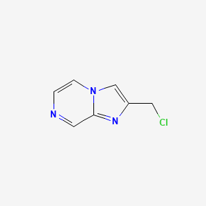 molecular formula C7H6ClN3 B1590541 2-(Chloromethyl)imidazo[1,2-a]pyrazine CAS No. 57937-60-7
