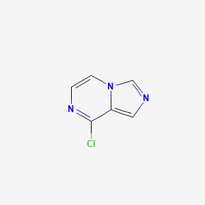 molecular formula C6H4ClN3 B1590546 8-Chloroimidazo[1,5-A]pyrazine CAS No. 56468-23-6