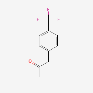 molecular formula C10H9F3O B1590555 1-(4-(三氟甲基)苯基)丙酮 CAS No. 713-45-1