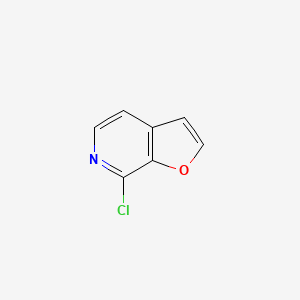 molecular formula C7H4ClNO B1590564 7-Chlorofuro[2,3-c]pyridine CAS No. 84400-99-7