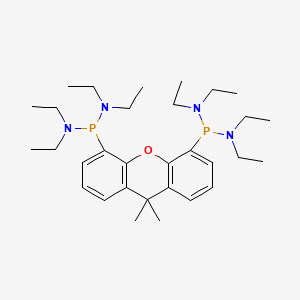 molecular formula C31H52N4OP2 B1590565 Xantphos based ligand CAS No. 349100-75-0