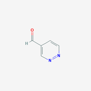 molecular formula C5H4N2O B1590566 Pyridazine-4-carbaldehyde CAS No. 50901-42-3