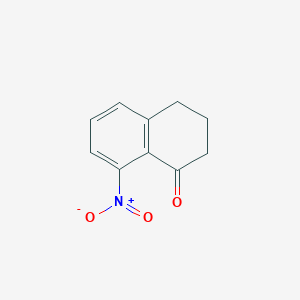 molecular formula C10H9NO3 B1590567 8-Nitro-3,4-dihydronaphthalen-1(2H)-one CAS No. 58161-31-2
