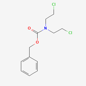 molecular formula C12H15Cl2NO2 B1590580 Benzyl bis(2-chloroethyl)carbamate CAS No. 72791-76-5