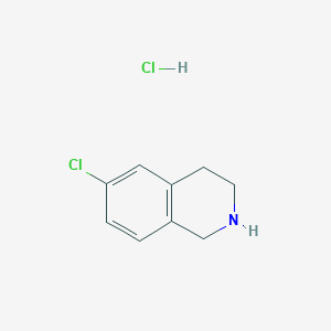 molecular formula C9H11Cl2N B1590581 6-Chloro-1,2,3,4-Tetrahydroisoquinoline Hydrochloride CAS No. 33537-97-2