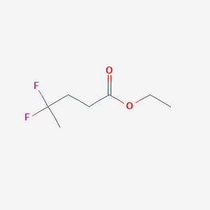 molecular formula C7H12F2O2 B1590584 Ethyl 4,4-difluoropentanoate CAS No. 659-72-3