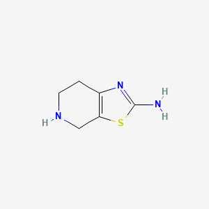 molecular formula C6H9N3S B1590593 4,5,6,7-Tetrahydro-thiazolo[5,4-c]pyridin-2-ylamine CAS No. 97817-23-7