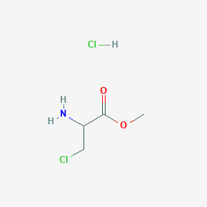 molecular formula C4H9Cl2NO2 B015906 Methyl 2-amino-3-chloropropanoate hydrochloride CAS No. 33646-31-0