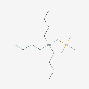 molecular formula C16H38SiSn B1590621 Tributyl(trimethylsilylmethyl)tin CAS No. 77425-85-5