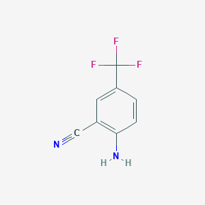 molecular formula C8H5F3N2 B1590622 2-Amino-5-(trifluoromethyl)benzonitrile CAS No. 6526-08-5