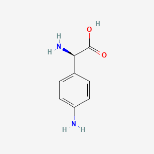 molecular formula C8H10N2O2 B1590626 D-4-aminophenylglycine CAS No. 35619-39-7