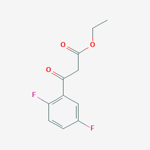 molecular formula C11H10F2O3 B1590632 Ethyl 3-(2,5-difluorophenyl)-3-oxopropanoate CAS No. 887267-53-0