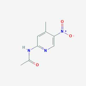 molecular formula C8H9N3O3 B1590633 N-(4-甲基-5-硝基吡啶-2-基)乙酰胺 CAS No. 90765-02-9