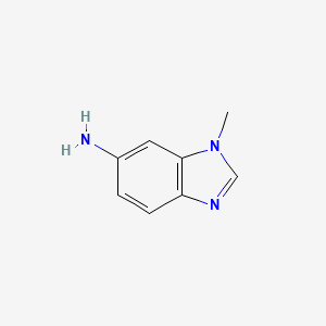 molecular formula C8H9N3 B1590636 1-甲基-1H-苯并咪唑-6-胺 CAS No. 26530-93-8