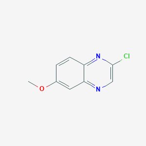 molecular formula C9H7ClN2O B1590643 2-Chloro-6-methoxyquinoxaline CAS No. 55687-11-1