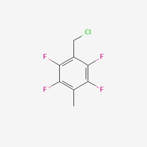 molecular formula C8H5ClF4 B1590650 1-(Chloromethyl)-2,3,5,6-tetrafluoro-4-methylbenzene CAS No. 60903-84-6